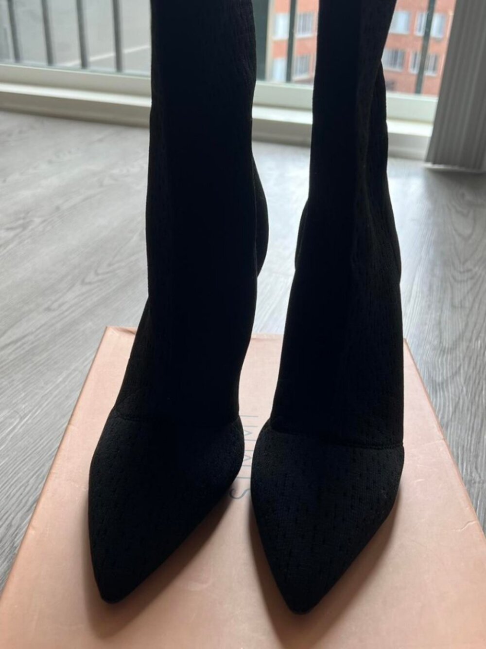 Simmi Women's Black and Gold Boots